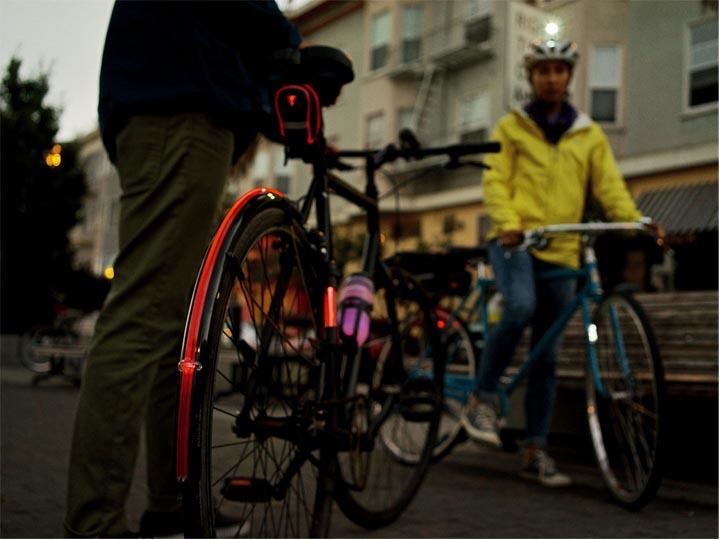 Topeak Defender Iglow X Fender Set - 700c Road for Mudguards - Road - Image 4
