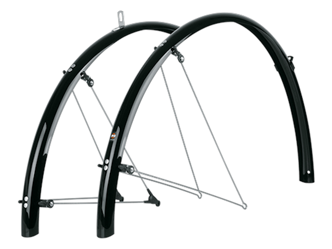 SKS Bluemels Shiny 28" 35 Black Set Mudguards for Mudguards - Road