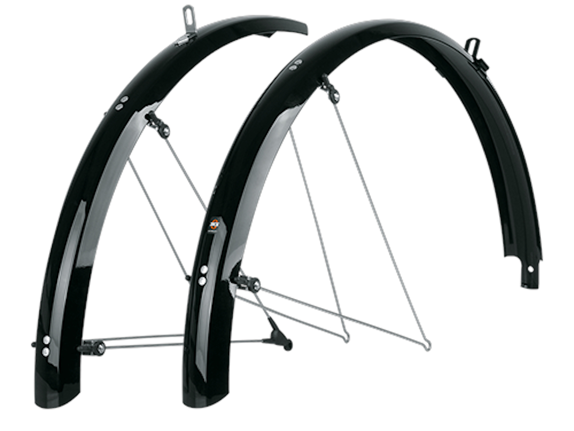 SKS Bluemels Shiny 28" 53 Black Set Mudguards for Mudguards - Road