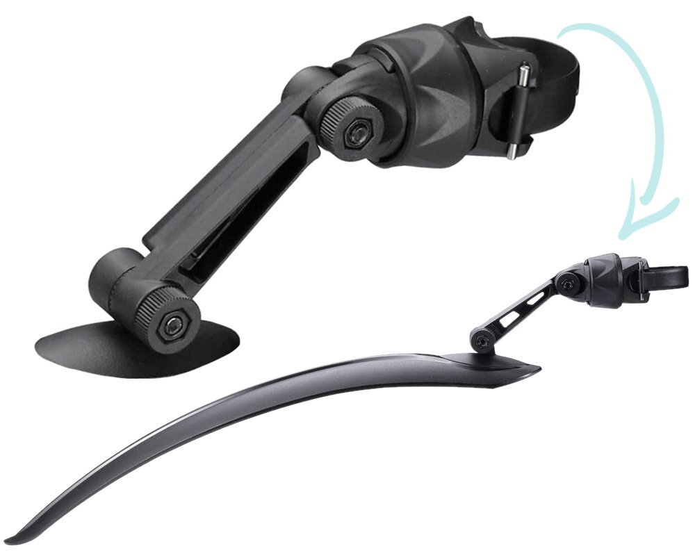 BBB RoadCatcher 2 RingFix 28" Wheel Mudguard - Black for Mudguards - MTB - Image 4